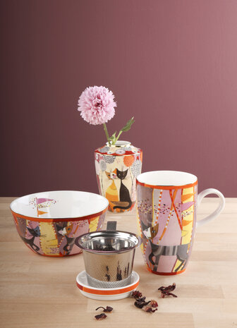 Goebel-Rosina Wachtmeister | Tasse à thé avec tamis Soffioni | Tasse - porcelaine - 450ml