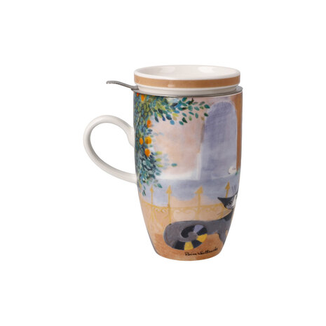 Goebel-Rosina Wachtmeister | Tasse à thé avec tamis Tempi felici | Tasse - porcelaine - 450ml