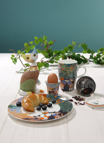 Goebel - Rosina Wachtmeister | Tea Mug with sieve Tempi felici | Cup - porcelain - 450ml