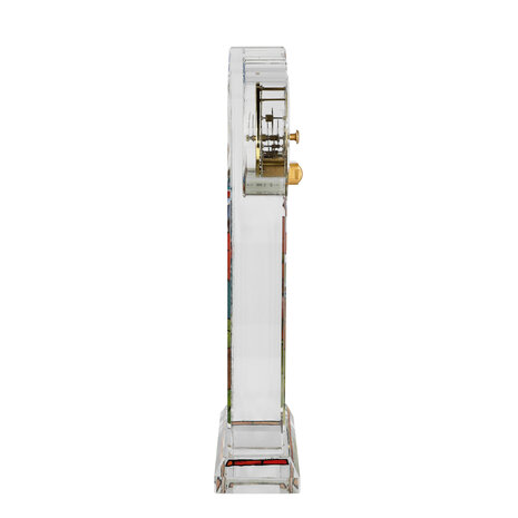Goebel - Louis Comfort Tiffany | Tafel Klok Vlinder | Glas - 32cm