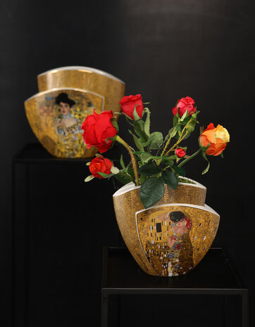 Goebel - Gustav Klimt | Vaas De Kus / Adele Bloch Bauer 33 | Porselein - 33cm - met echt goud
