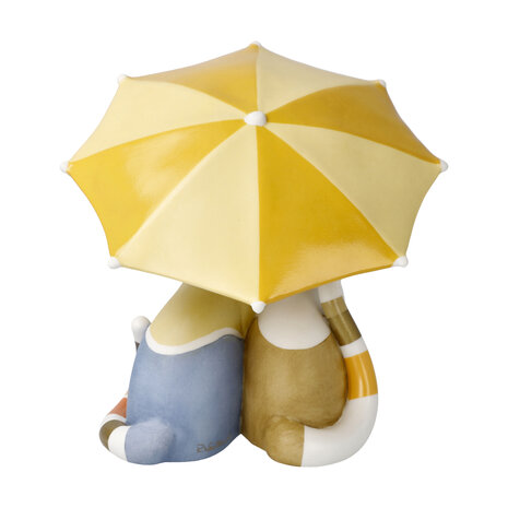 Goebel - Rosina Wachtmeister | Decorative statue / figure Amici sotto l'ombrello | Porcelain - 12cm - 2024