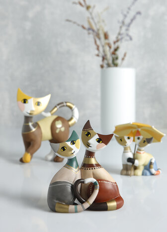 Goebel-Rosina Wachtmeister | Statue / figurine décorative Amici sotto l'ombrello | Porcelaine - 12cm - 2024