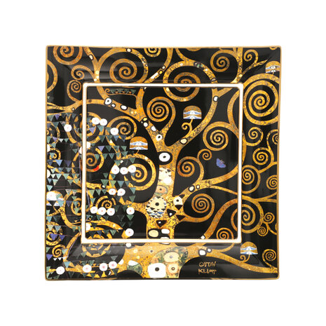 Goebel - Gustav Klimt | Échelle du baiser | Porcelaine - 30 cm - avec de l'or véritable