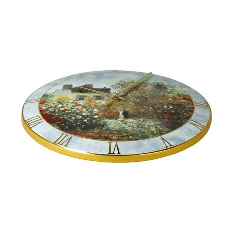 Goebel - Claude Monet | Wall clock The Artist's House | Porcelain - 30cm