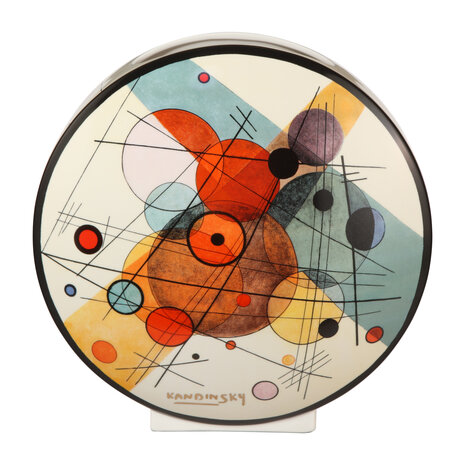 Goebel - Wassily Kandinsky | Vase Circles in circles 30 | Porcelain - 30cm