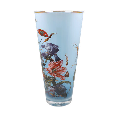 Goebel - Jan Davidsz de Heem | Vase Summer Flowers 30 | Glass - 30cm - with real gold