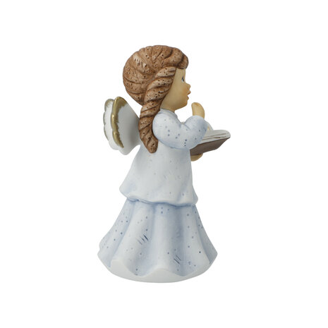 Goebel - Nina et Marco | Statue / figurine décorative Ange Qu'est-ce que je prépare aujourd'hui | Porcelaine - 10cm