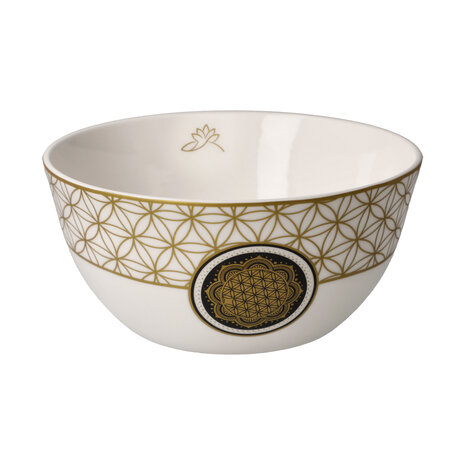 Goebel - Lotus | Bowl Flower of Life white | Bowl - 15cm - porcelain