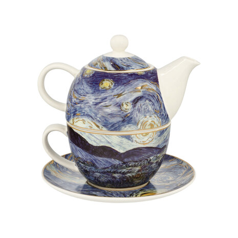 Goebel - Vincent van Gogh | Theepot Tea for One Sterrennacht | Porselein - theekan - 350ml