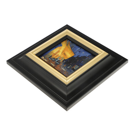 Goebel-Vincent van Gogh | Peinture Café la nuit | Porcelaine - 18 cm - avec de l'or véritable