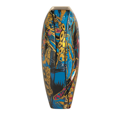 Goebel - Lana Frey | Vase l'Aphrodite | Porcelaine - 30 cm - avec de l'or véritable