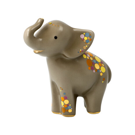 Goebel - Éléphant | Statue / figurine décorative Rokka | Porcelaine - 11cm - éléphant