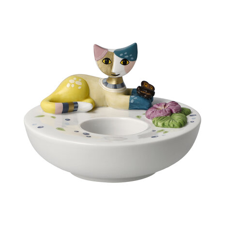 Goebel - Rosina Wachtmeister | Tea light holder Fiducia | Porcelain - 12cm