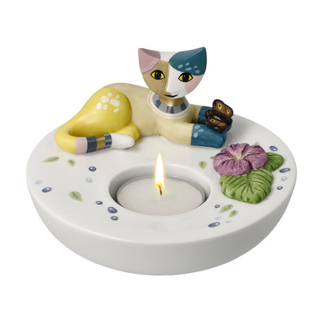 Goebel - Rosina Wachtmeister | Tea light holder Fiducia | Porcelain - 12cm