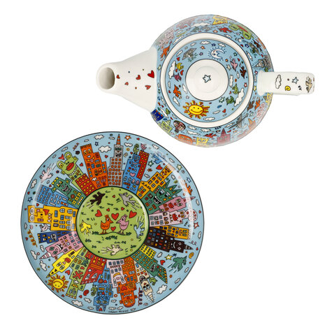 Goebel - James Rizzi | Teapot Tea for One My New York City Day | Porcelain - teapot - 350ml