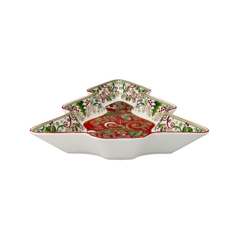 Goebel - Palais Royal | Schaal Kerstboom | Porselein - 25cm - kerst
