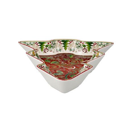 Goebel - Palais Royal | Schaal Kerstboom | Porselein - 25cm - kerst