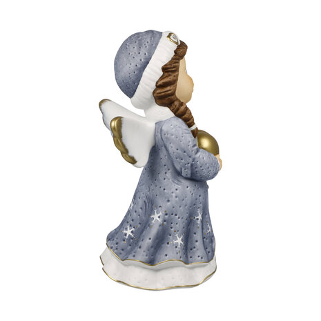 Goebel - Nina & Marco | Decoratief beeld Engel Winterliefde | Porselein - 25cm - Limited Edition