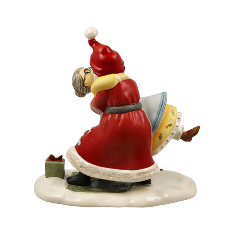 Goebel - Mary Engelbreit | Decoratief beeld Home Sweet Home | Aardewerk - 19cm - kerst