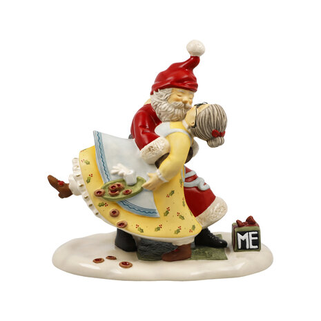 Goebel - Mary Engelbreit | Decoratief beeld Home Sweet Home | Aardewerk - 19cm - kerst