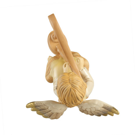 Goebel - Kerst | Decoratief beeld Engel Zachte melodie | Aardewerk - 36cm - Limited Edition