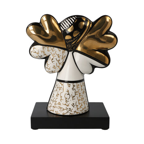 Goebel - Romero Britto | Decoratief beeld Golden Faith | Porselein - 23cm