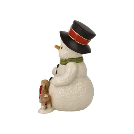 Goebel - Kerst | Decoratief beeld / figuur Sneeuwpop - Mijn trouwe vriend | Aardewerk - 12cm