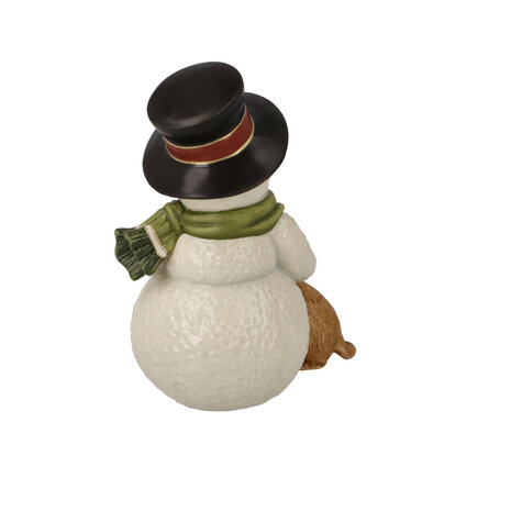 Goebel - Kerst | Decoratief beeld Sneeuwpop - Mijn liefste vriend | Aardewerk - 12cm