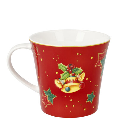 Goebel - Mary Engelbreit | Koffie / Thee Mok Home Sweet Home | Beker - porselein - 350ml - kerst