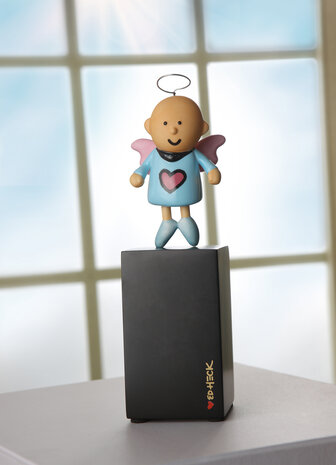 Goebel - Ed Heck | Decoratief beeld Love Angel | Porselein - engel - 21cm