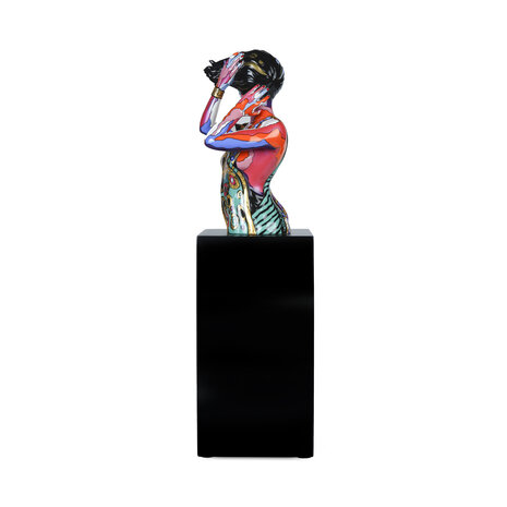 Goebel - Lana Frey | Decoratief beeld Aphrodite | Porselein - 51cm - Limited Edition - met echt goud