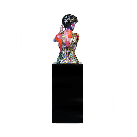 Goebel - Lana Frey | Decoratief beeld Aphrodite | Porselein - 51cm - Limited Edition - met echt goud