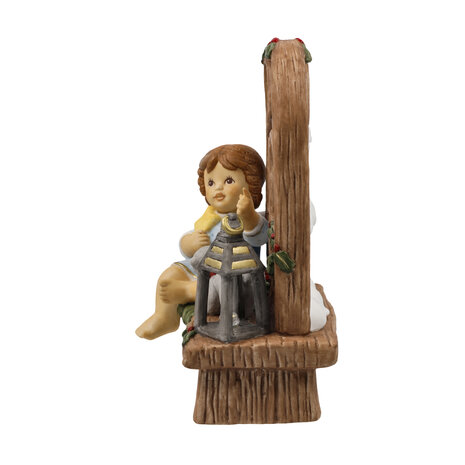 Goebel - Nina & Marco | Decoratief beeld / figuur Engel Sterrennacht| Porselein - 14cm - Limited Edition