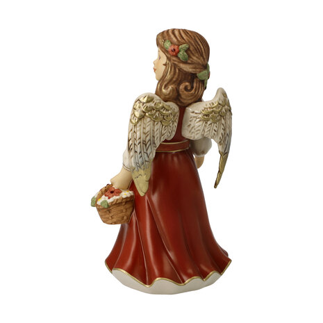 Goebel - Kerst | Decoratief beeld Engel Gloria Geloof | Aardewerk - 15cm