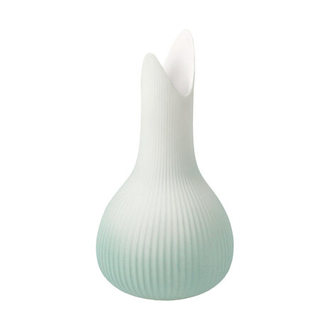 Goebel - Studio 8 | Vaas Raindrop Mint | Porselein - 15cm