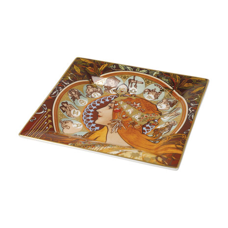 Goebel - Alphonse Mucha | Schaal Sterrenbeeld | Porselein - 16cm