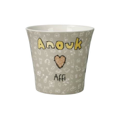 Goebel - Anouk | Koffie / Thee Mok Iedereen houdt van Affi | Beker - porselein - 350ml