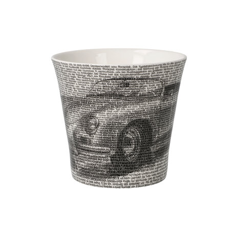 Goebel - Saxa | Koffie / Thee Mok Porsche 356 Black | Beker - porselein - 350ml
