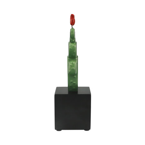 Goebel - James Rizzi | Decoratief beeld Cactus in Texas | Porselein - 22cm - cactus