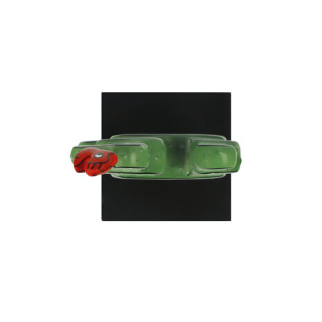Goebel - James Rizzi | Decoratief beeld Cactus in Texas | Porselein - 22cm - cactus
