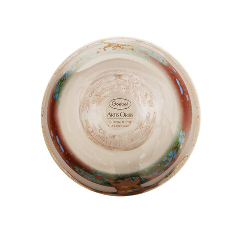 Goebel - Gustav Klimt | Vaas De Levensboom | Glas - 30cm - met echt goud