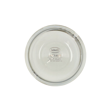 Goebel - Claude Monet | Windlicht / Theelicht Het Kunstenaarshuis | Glas - 10cm - waxinelicht houder