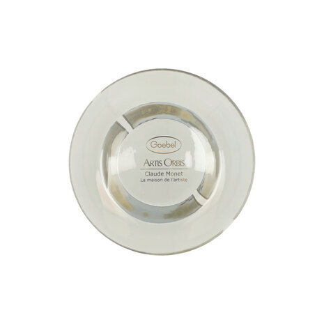 Goebel - Claude Monet | Windlicht / Theelicht Het Kunstenaarshuis | Glas - 10cm - waxinelicht houder