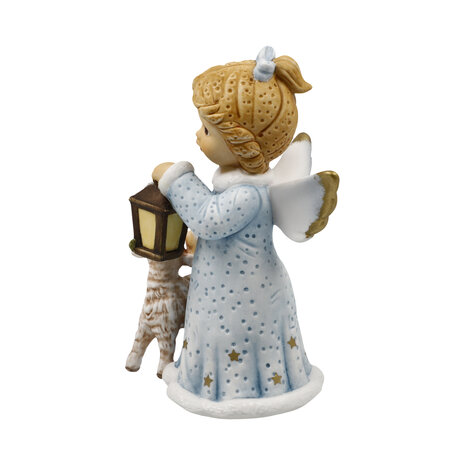 Goebel - Nina & Marco | Decoratief beeld Engel Licht in de kribbe | Porselein - 10cm - 2025
