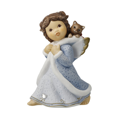 Goebel - Nina & Marco | Decoratief beeld Engel Spinnende metgezel | Porselein - 10cm - 2025