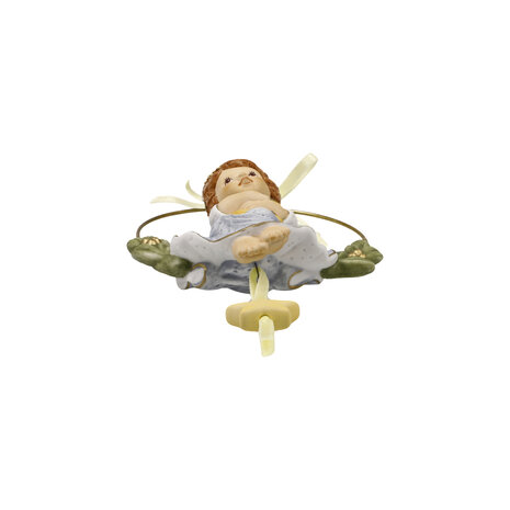 Goebel - Nina & Marco | Decoratief beeld Hangend ornament Dromerige sterrentijd | Porselein - 10cm - 2025