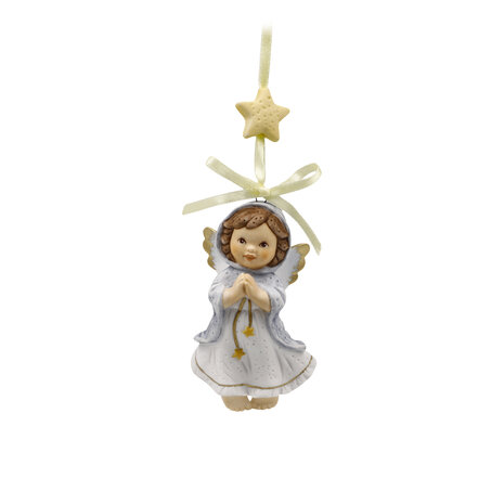 Goebel - Nina & Marco | Decoratief beeld Hangend ornament Helder sterrenlicht | Porselein - 8cm - 2025