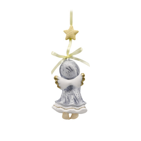 Goebel - Nina & Marco | Decoratief beeld Hangend ornament Helder sterrenlicht | Porselein - 8cm - 2025