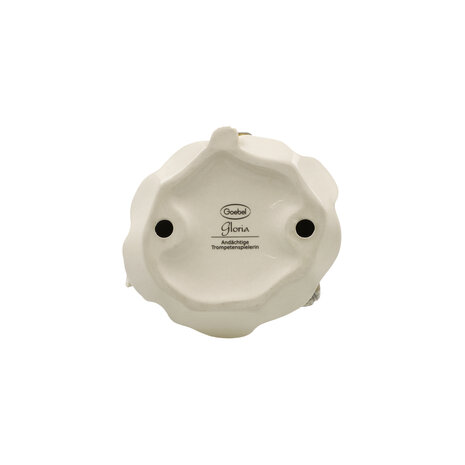 Goebel - Kerst | Decoratief beeld Engel Vrome trompettist | Aardewerk - 20cm - 2025